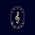 adore music logo voorbeeld 2