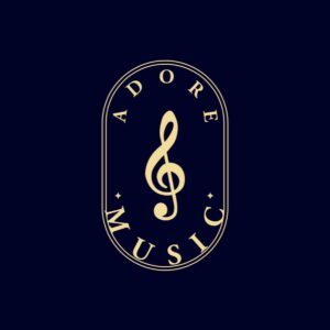 adore music logo voorbeeld 2
